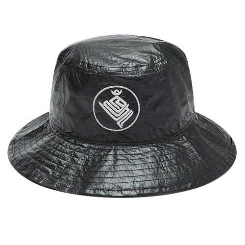 GC岗措渔夫帽 喜马拉雅潮牌杜邦纸黑色银标男女通用款户外渔夫帽