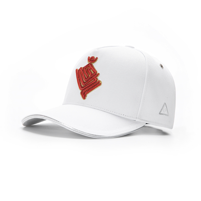 GC岗措棒球帽 喜马拉雅文化原创品牌 金翅大鹏 白布红标 男女通用帽子棒球帽 刺绣