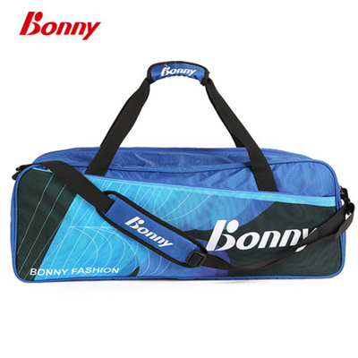 波力BONNY羽毛球包 1TB19010 风尚系列 六支装方包 蓝色