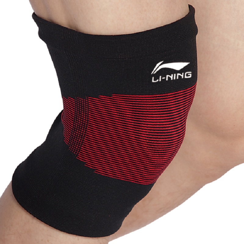李宁（Lining）针织保暖护膝 AQAH224-1 适用男女，夏季运动薄款，一只装