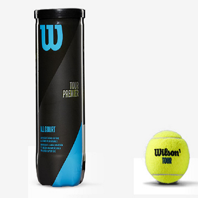wilson维尔胜正品网球澳网用球 WRT109400 耐用弹性好全能网球1罐3个