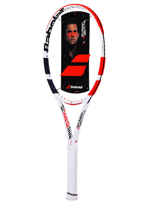 babolat百保力网球拍 101403  PS Team 100 G2 285g 白/红 蒂姆新款PS碳纤维素专业网球拍 能提供更多的旋转和稳定性