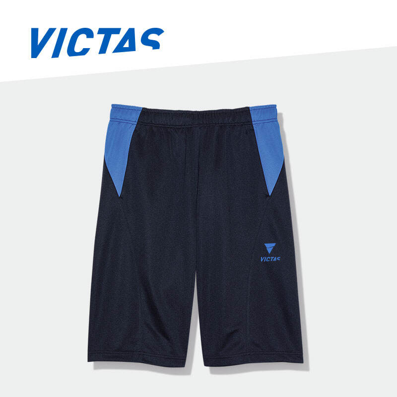 VICTAS维克塔斯 乒乓球短裤 乒乓运动短裤 086604 黑蓝