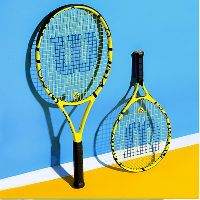 Wilson威尔胜小黄人联名网球拍 儿童初学者青少年网球拍 合金分体网球拍 多种尺寸可选