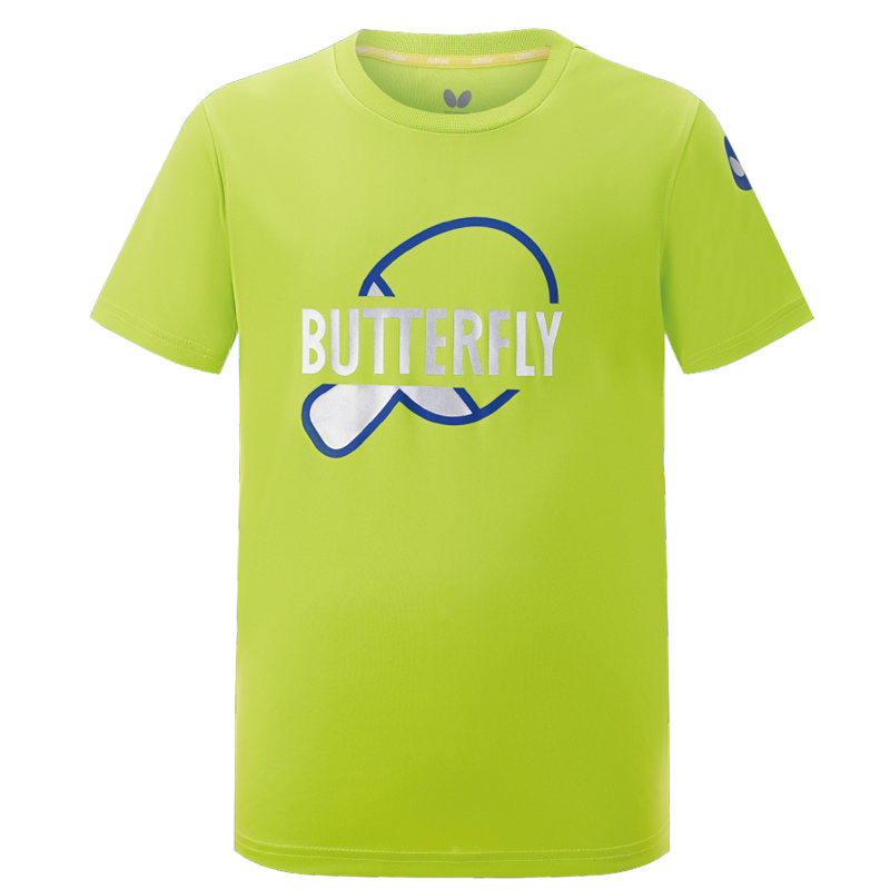 蝴蝶Butterfly 儿童圆领衫 CHD-806-04 儿童乒乓球服运动服 亲子款少儿系列 绿色