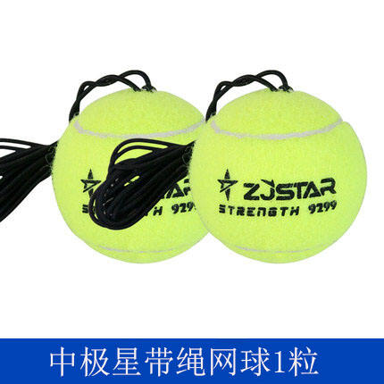 zjstar中极星便携式单人带绳网球 ZJW9299DS 单粒
