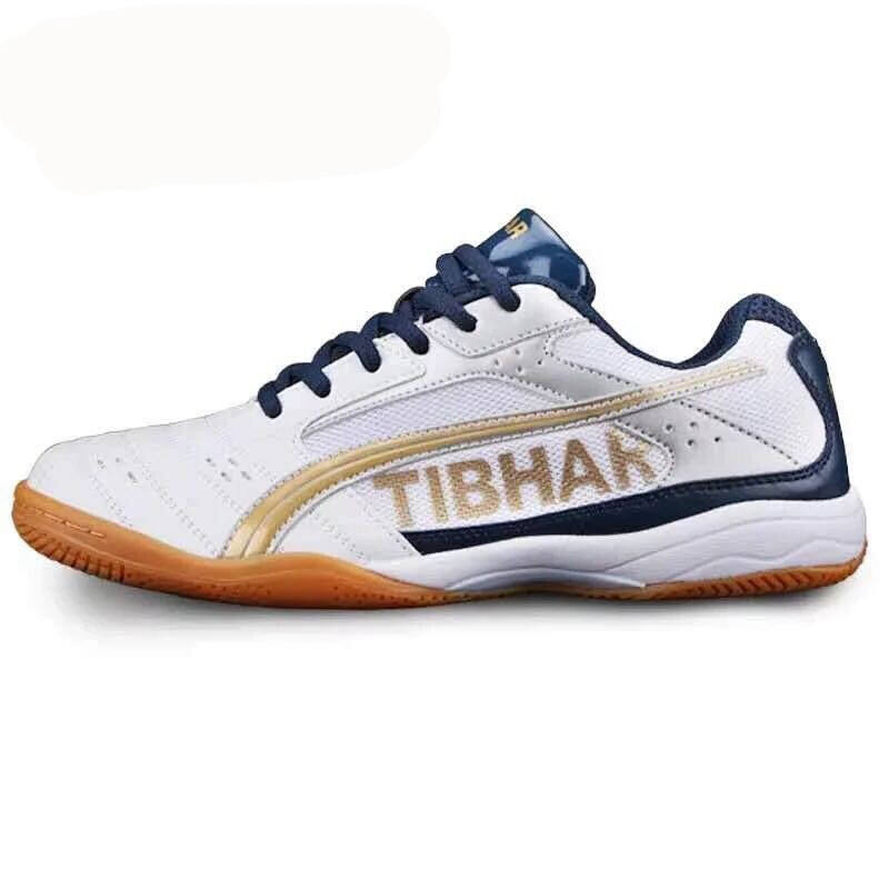 TIBHAR挺拔 新T飞翔乒乓球运动鞋乒乓球鞋 01918 白蓝色 透气防滑轻量舒适