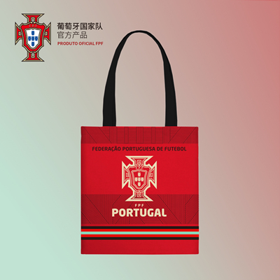 葡萄牙国家队官方商品 欧洲杯新款帆布袋手提包C罗B费足球迷礼物