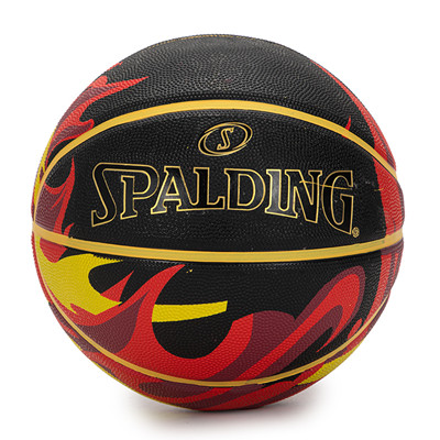斯伯丁篮球自然元素系列篮球室外专用7号橡胶篮球 84-758Y