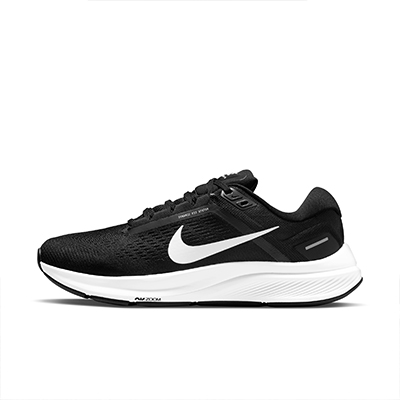 Nike耐克官方AIR ZOOM STRUCTURE 24女子跑步鞋情侣款 DA8570-001 黑色