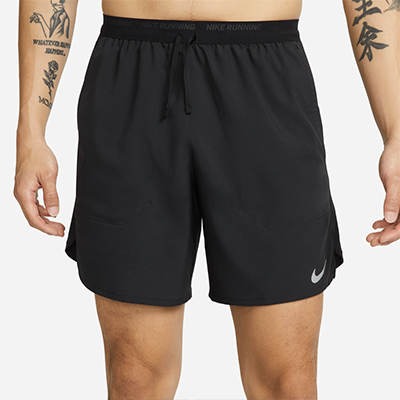 Nike耐克官方DRI-FIT男子无衬里跑步短裤夏季新款运动裤 DM4742-010 黑色