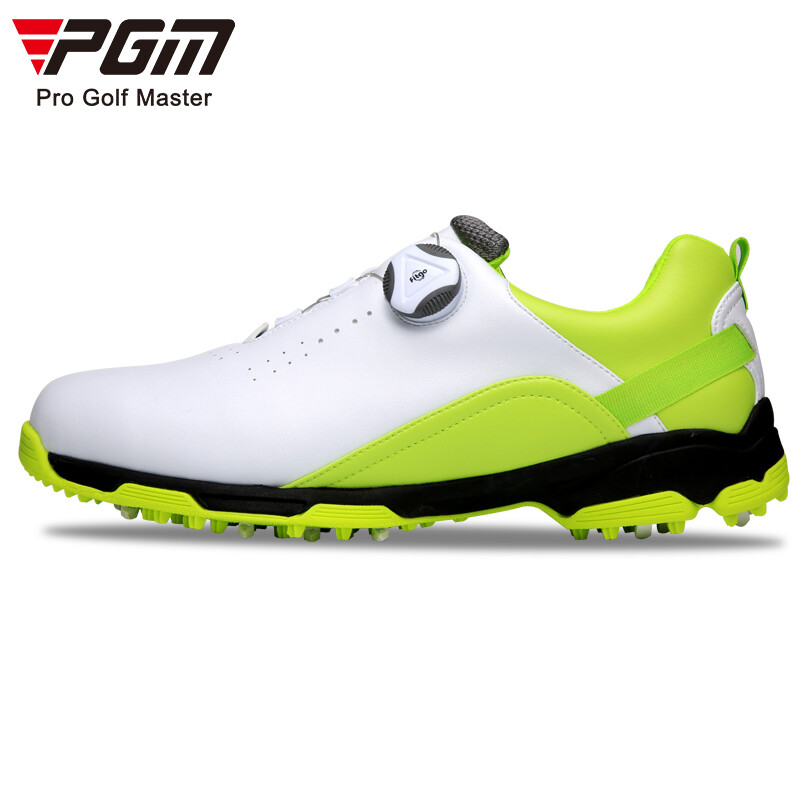 PGM 高尔夫球鞋 透气男鞋 白荧光绿 XZ143