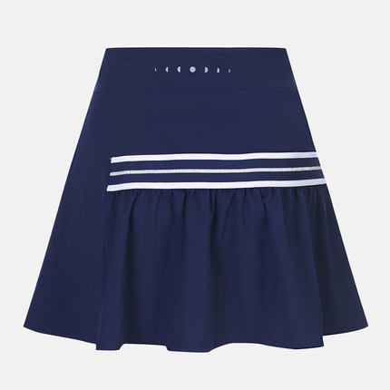 粒子狂热网球裙 （何超莲同款）PF女士高腰运动短裙网球高尔夫半身裙 PSS71302 黛蓝色