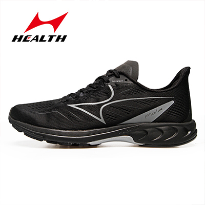 海尔斯跑步鞋男女马拉松训练鞋中考八百千米竞速比赛跑鞋 PB1S 黑色