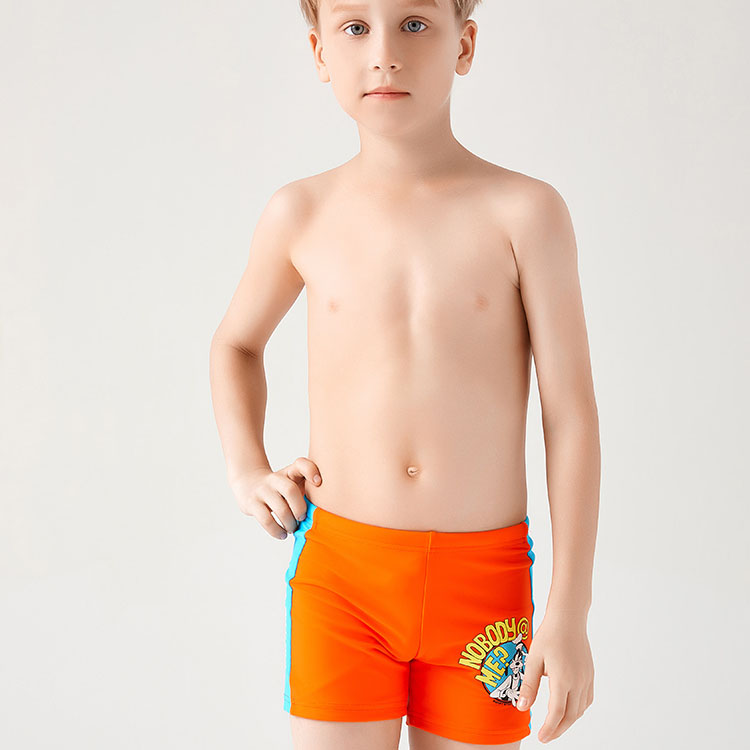 Yingfa英发 迪士尼男款儿童泳裤青少年学生游泳裤D26210-2橙色