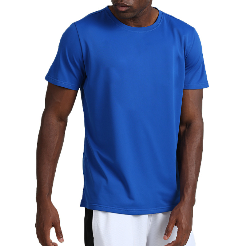 UABRAV安步威 男士健身运动短袖 户外跑步篮球运动T恤 72 蓝色