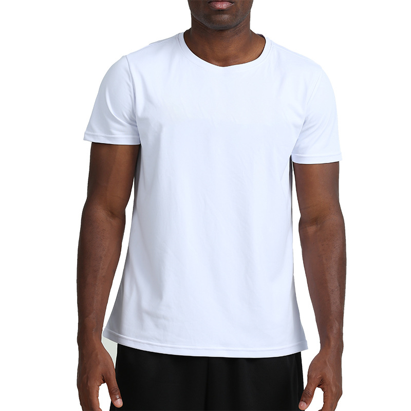 UABRAV安步威 男士健身运动短袖 户外跑步篮球运动T恤 72 白色