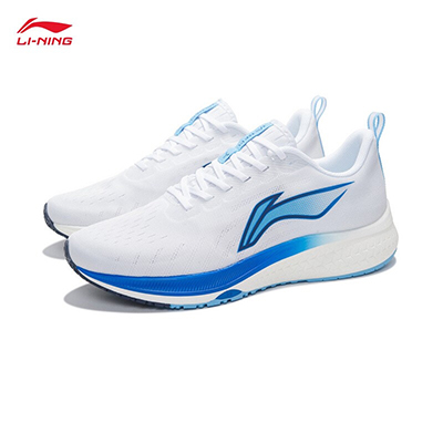 李宁 赤兔5代男女跑鞋专业竞速跑步鞋轻量回弹透气运动鞋 ARMS009-2 标准白