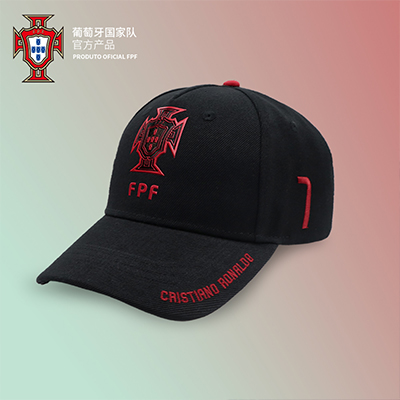 葡萄牙国家队官方商品运动休闲刺绣棒球帽情侣遮阳鸭舌帽C罗