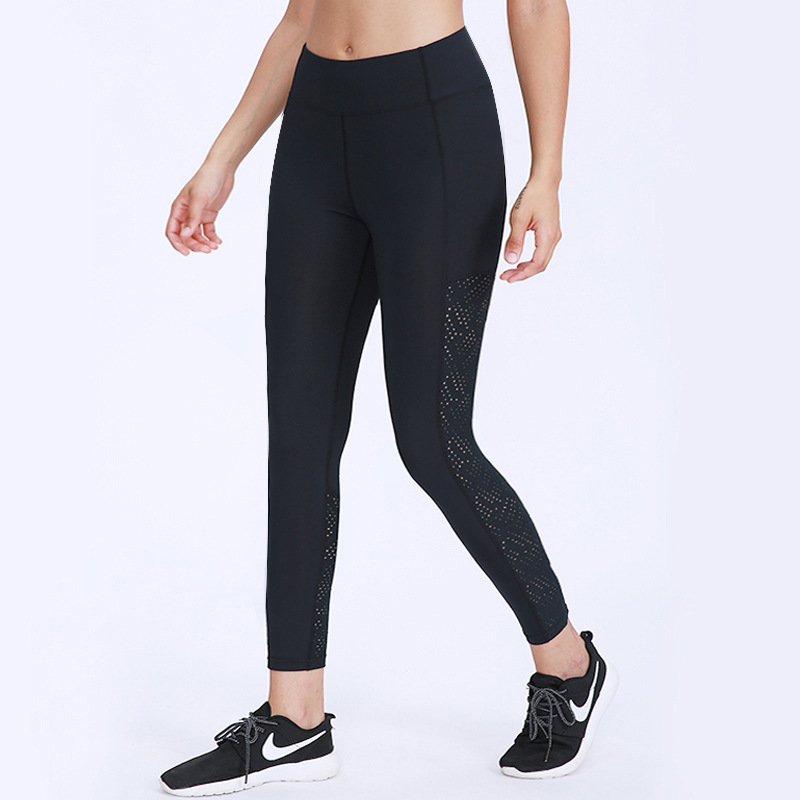 UABRAV安步威 塑形健身裤 高腰紧身健身瑜伽裤 X15 黑色