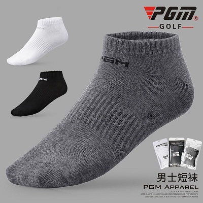 PGM高尔夫袜子 男士棉质运动船袜四季短袜高弹透气不臭脚 WZ007 三色可选