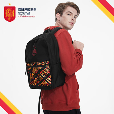西班牙國家隊官方商品 大容量戶外運動背包足球包學生書包雙肩包