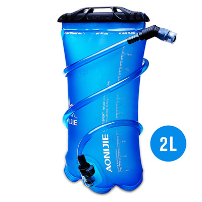 奥尼捷户外饮水袋水囊2L越野骑行登山补水袋TPU材质 不含BPA
