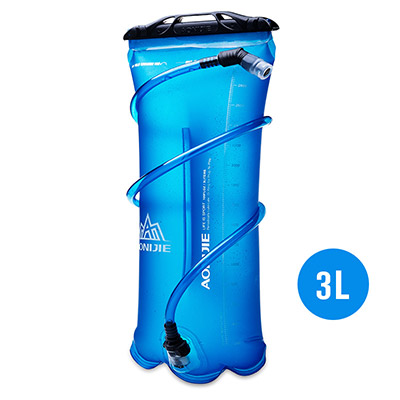 奥尼捷户外饮水袋水囊3L越野骑行登山补水袋TPU材质 不含BPA