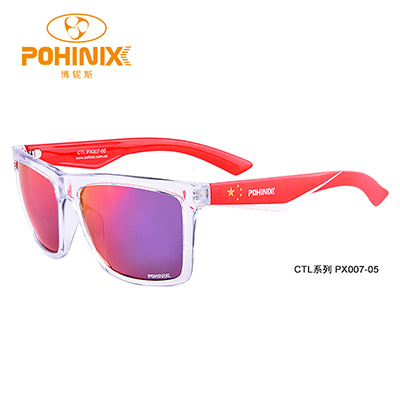 pohinix博铌斯越野跑眼镜骑行眼镜马拉松近视一体变色眼镜 PX007