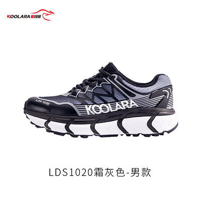 KOOLARA酷拉锐雷殿生联名款LDS1020运动鞋徒步透气减震透气跑步鞋 男款 霜灰色