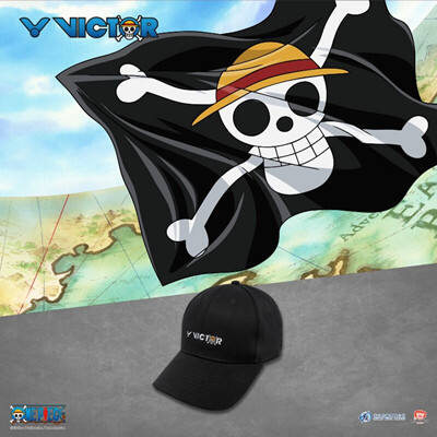 VICTOR威克多棒球帽 海贼王系列棒球帽 鸭舌帽 VCOPBA C黑色 