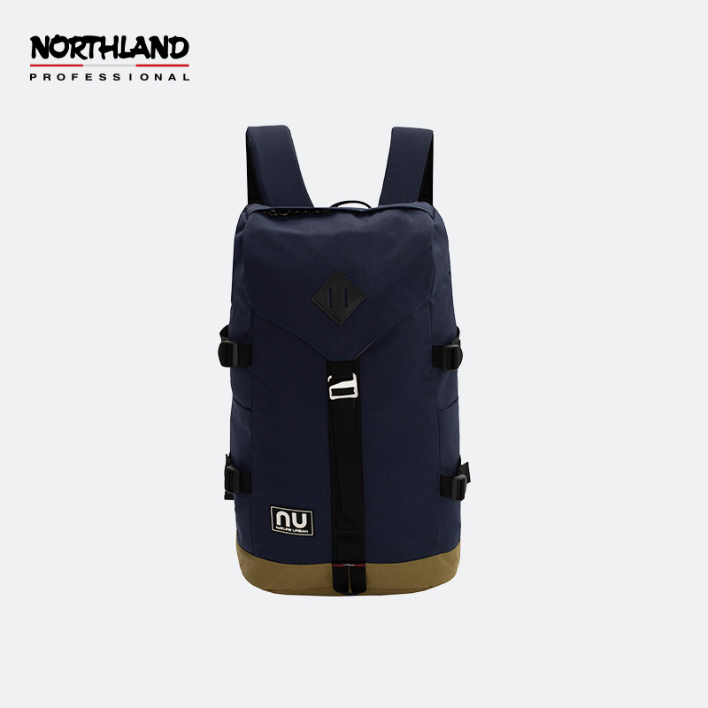 诺诗兰新款复古时尚休闲双肩包户外运动耐磨多口袋实用NZBBT0602S