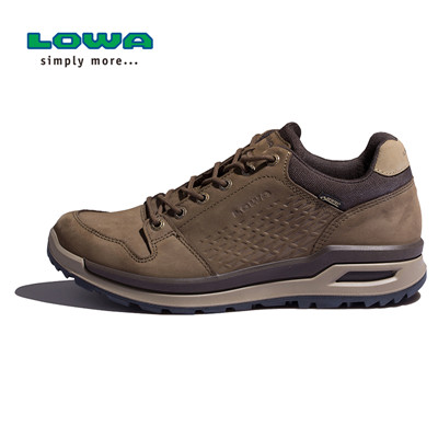 LOWA户外LOCARNO GTX男式低帮防水透气防滑登山徒步鞋 L310812 棕色