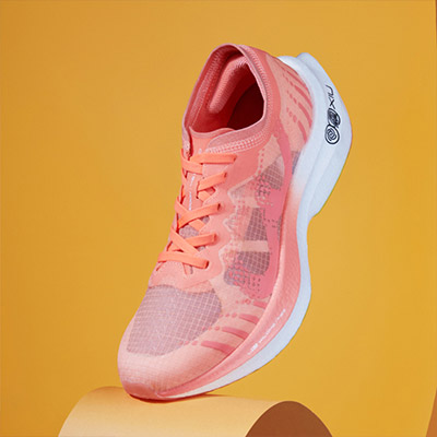 codoon咕咚42K造风者全掌碳板智能跑步鞋专业马拉松竞速跑鞋女款 S421201 暖橙色