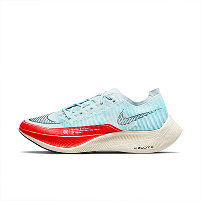 耐克NIKE男子跑步鞋緩震透氣ZOOMX VAPORFLY NEXT% 2 運動鞋 CU4111-400 冰川藍