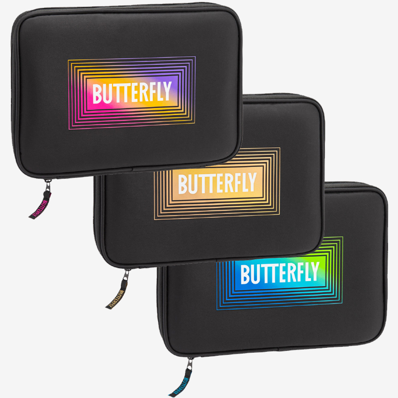 蝴蝶Butterfly 专业乒乓球拍套 单拍套 方拍套 BTY-1013 三色可选