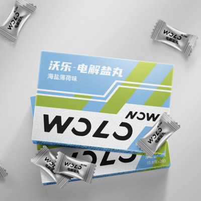 WOLONOW 沃乐 快速供能电解盐丸方便携带 0.8克*20粒