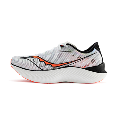 Saucony索康尼 男款新款跑鞋Endorphin Pro啡鹏3碳板跑鞋减震竞速跑步鞋 S20755-85 白黑桔红
