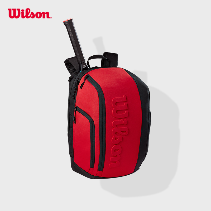 威尔胜WILSON网球包 CLASH系列网球包运动双肩包V2网球包 WR801660 红色
