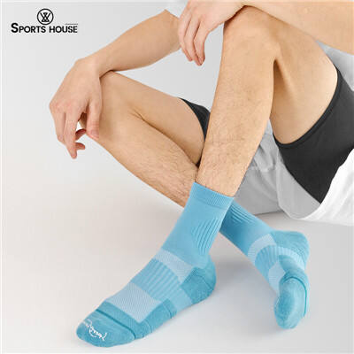 Sport's House运动之家 男士中筒新款透气轻薄跑步袜专业运动袜子 三双装 SH1069