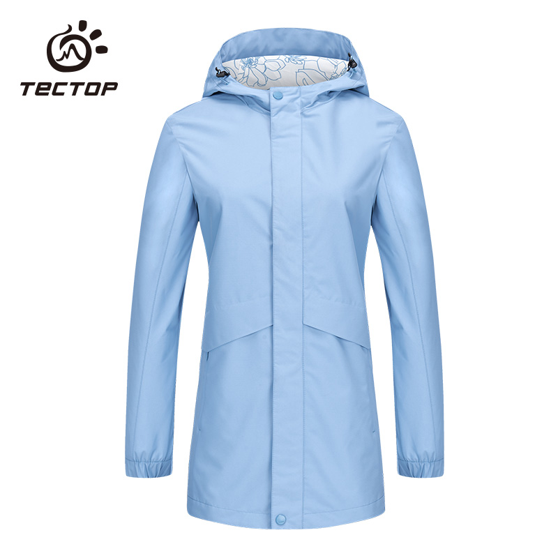 TECTOP探拓 女士保暖风衣防泼水透气舒适弹力休闲时尚运动外套 三色可选 D208090FY