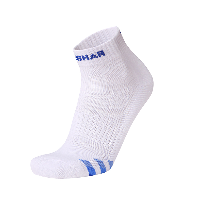 TIBHAR挺拔 运动袜 乒乓球袜 运动专用袜 TB1004 白蓝线条款