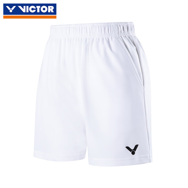 胜利VICTOR 威克多羽毛球服 女款 速干运动短裤 针织运动裤 团队训练系列 R-31201 漂白