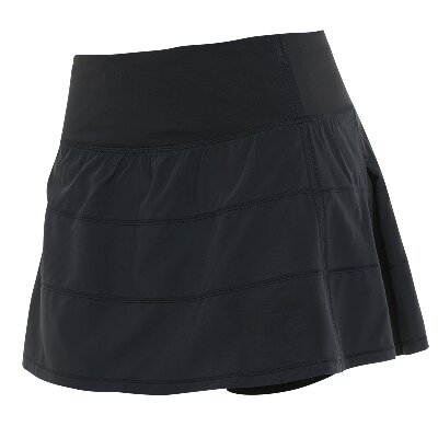 范斯帝克网球服 运动网球短裙女士高腰百褶裙假两件短裤透气速干 NSRF2302801 黑色
