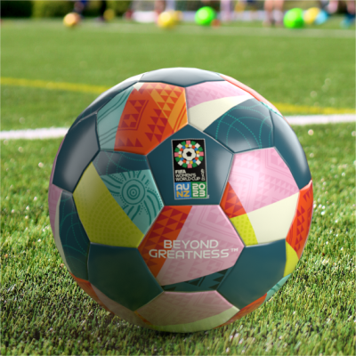 2023女足世界杯5号足球专业比赛训练足球 霹雳彩足球
