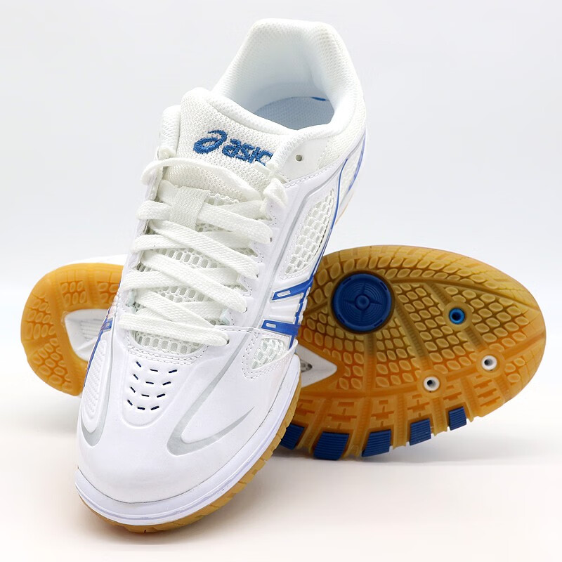 ASICS亚瑟士 乒乓球鞋  爱世克斯TPA327室内外运动休闲鞋 1073A060-101 白蓝色