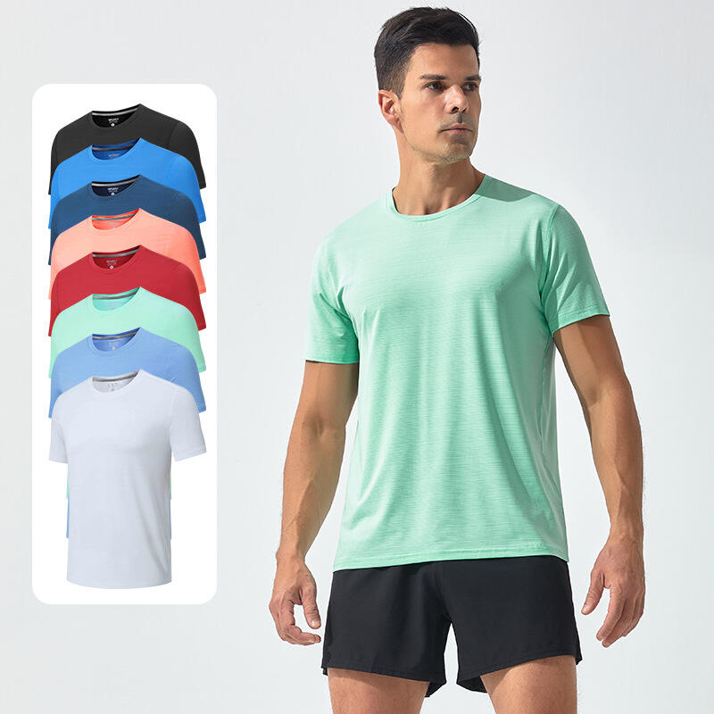 巴洛尼莫男款运动短袖速干T恤男士夏季休闲跑步健身上衣透气宽松T恤速干衣TX905