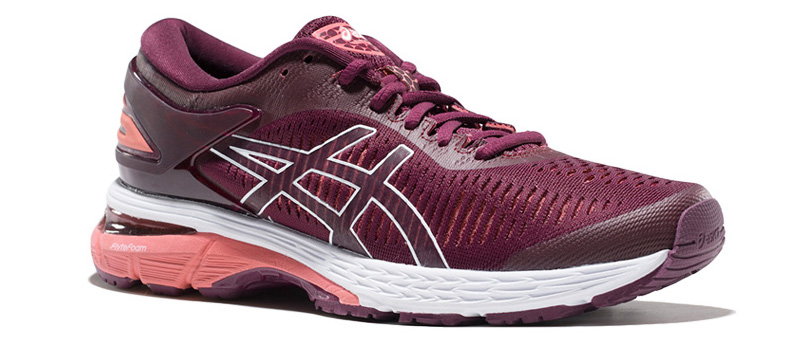 亚瑟士asics跑步鞋kayano25k25女稳定支撑跑鞋1012a026500玫瑰红红色