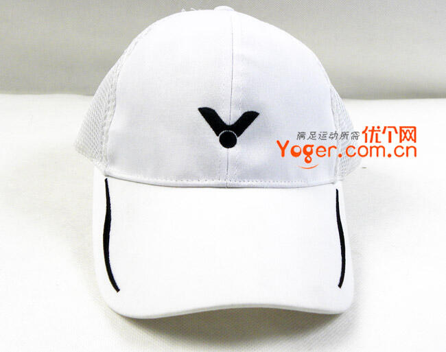 VICTOR胜利VC-204A白色清爽羽毛球帽