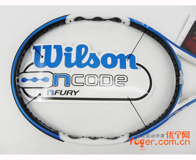 wilson維爾勝NFURY 101網球拍，T5886,清新淡雅,輕盈好用